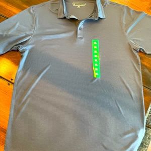 NWT grey golf shirt. Amazing, great price!